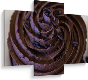 Obraz - Čokoládový Cupcake (90x60 cm)