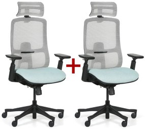 Kancelárska stolička JANE 1+1 ZADARMO, zelená