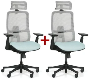 Kancelárska stolička JANE 1+1 ZADARMO, zelená