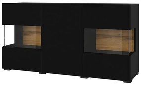 Komoda 3d Ava 25 čierna onyx/wotan