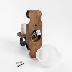 Brilagi - Nástenné svietidlo RUSTIC 1xE14/40W/230V buk