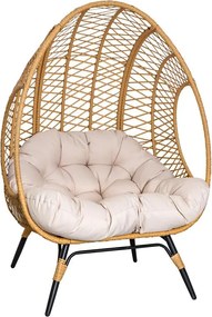 Záhradné kreslo vajíčko CALISTA