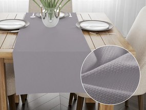 Biante Zamatový behúň na stôl Velvet Brick SVB-205 Sivý 35x120 cm