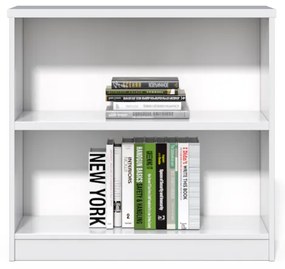 Nízky kancelársky regál Houseland Prime Line 01 80 cm biely