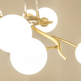 Brilagi - LED Luster na lanku MISTEL 6xG9/3W/230V zlatá/biela