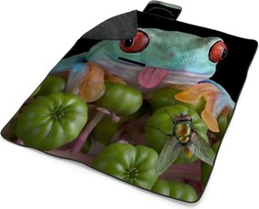 Sablio Plážová deka Veselá žaba: 200x140 cm