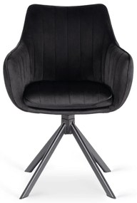 PROXIMA.store - Čalúnená otočná stolička MUMBAI FARBA: sivá