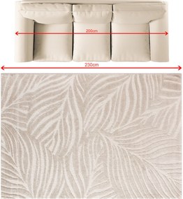 Koberec Velora beige 160x230 cm