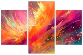 Obraz - Dynamická abstrakcia (90x60 cm)