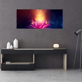 Obraz lekna na vode (120x50 cm)