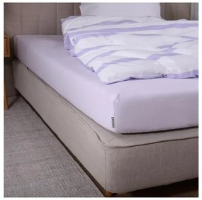 Tom Tailor Džersejová napínacia plachta, 180 – 200 x 200 cm (fialová)  (100393438)