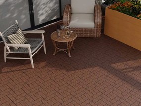 WPC dlaždica LEGI STYLE 30 x 30 cm, coffee