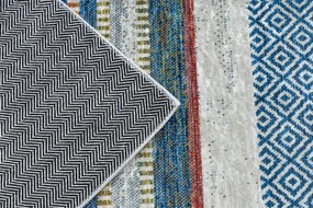 Protišmykový koberec / behúň ANDRE 35950 modrý / žltý