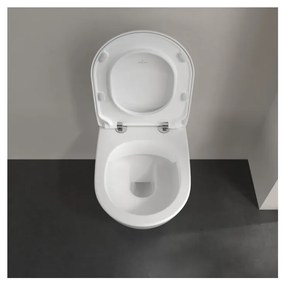 Villeroy & Boch Subway 2.0 Combi-Pack - SET Závesné WC + sedátko SlimSeat SoftClosing, alpská biela CeramicPlus 5614R2R1