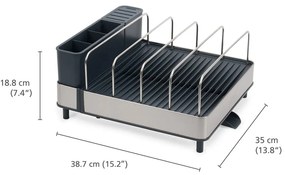 Kovový odkvapkávač v modro-striebornej farbe Extend – Joseph Joseph