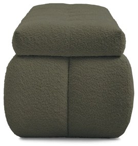 Zelená lavica z textílie buklé Mont Blanc – Bobochic Paris