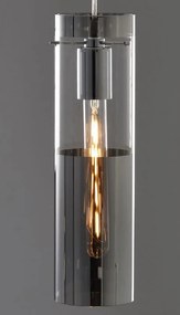 ACA DECOR Závesné svietidlo DEJAVU max. 40W/E27/230V/IP20, farba chrómu