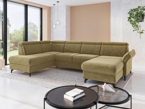 XXXLutz SEDACIA SÚPRAVA, textil, olivovozelená Sit & More - Sedačky - 0001440258B8