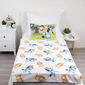 Jerry Fabrics Obliečky do postieľky 100x135 + 40x60 cm - Bluey 061