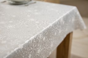 Dekorstudio Luxusný Vianočný obrus s hviezdami - strieborný SW30 Rozmer obrusu (šírka x dĺžka): 140x220cm