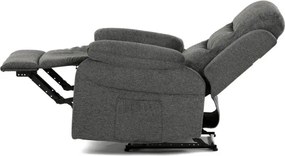 Polohovacie kreslo sivé TV-4086 GREY2