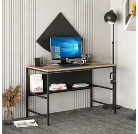 PC stolík Grana (zlatá + čierna). Vlastná spoľahlivá doprava až k Vám domov. 1088791