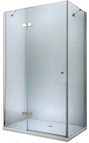 Mexen ROMA sprchovací kút 80x60cm, 6mm sklo, chrómový profil-číre sklo, 854-080-060-01-00