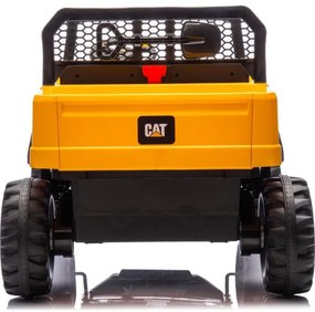 Elektrické autíčko CAT 60W/7500 mAh žltá/čierna + DO