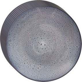 Orion Sada keramických mělkých talířů Glazefialová 27 cm, ks