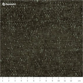 Zelená ženilková rozkladacia/s úložným priestorom rohová pohovka (ľavý roh/do tvaru "U") Everest – Bobochic Paris