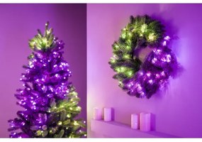 Twinkly GD20P4425P00 - LED RGB Stmievateľný vianočný veniec 50xLED pr. 60 cm Wi-Fi