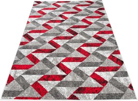 TA Koberec Q544A WHITE MAYA PP ESM Červený Obdĺžnikový Rozmer: 180x250 cm