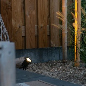 Sada 3 inteligentných záhradných reflektorov čierna vrátane kábla a zástrčky 230 cm IP65 - Basic