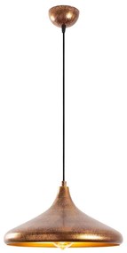 Závesný lustr Barek - 11545, medená