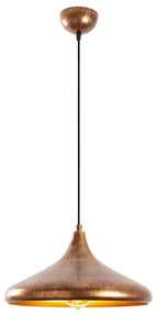 Závesný lustr Barek - 11545, medená