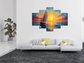 Obraz - Plachetnica (150x105 cm)