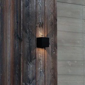 Ideal Lux - LED Vonkajšie nástenné svietidlo ATOM LED/12W/230V IP54 čierna