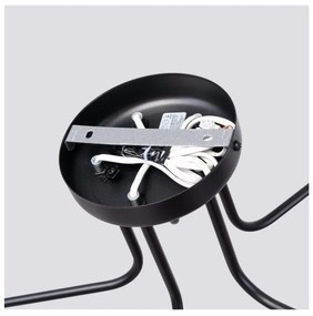 Čierno-biele stropné svietidlo Beam – Sollux