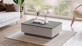 Konferenční stolek Houseland Miro beton/kámen