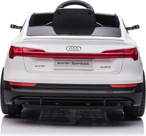 LEAN CARS Elektrické autíčko Audi E-Tron QLS-6688 LED MP3 biele