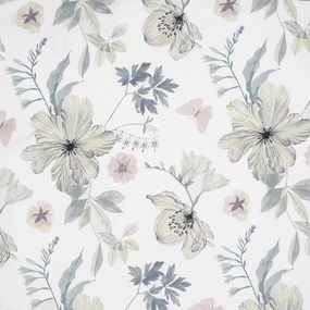 SATÉNOVÉ OBLIEČKY SPRING37 160X200 CM, 2 KS 70X80 CM KVETY