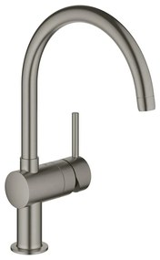 Drezová batéria Grohe Minta s otočným ramienkom kartáčovaný Hard Graphite 32917AL0