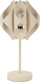 Béžová stolová lampa s kovovým tienidlom (výška 57 cm) Space – Mauro Ferretti