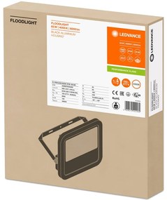 LED reflektor 65W 8000lm 4000K IP65 čierny LEDVANCE reflektor