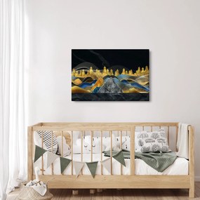 Obraz - Zlaté hory (90x60 cm)