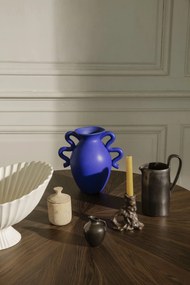 Ferm Living Keramická váza Verso Bright Blue