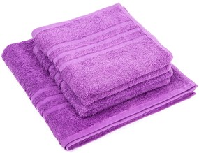 Profod Sada uterákov a osušky Classic fialová, 2 ks 50 x 100 cm, 1 ks 70 x 140 cm, 2 ks 50 x 100 cm, 1 ks 70 x 140 cm
