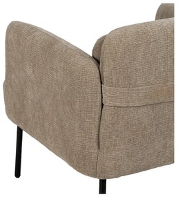 Béžové ženilkové kreslo Bind – Ixia