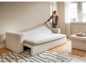 Béžová rozkladacia pohovka 237 cm Wilson – Miuform