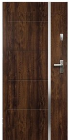 Dvere vchodové Iris P55 90L orech